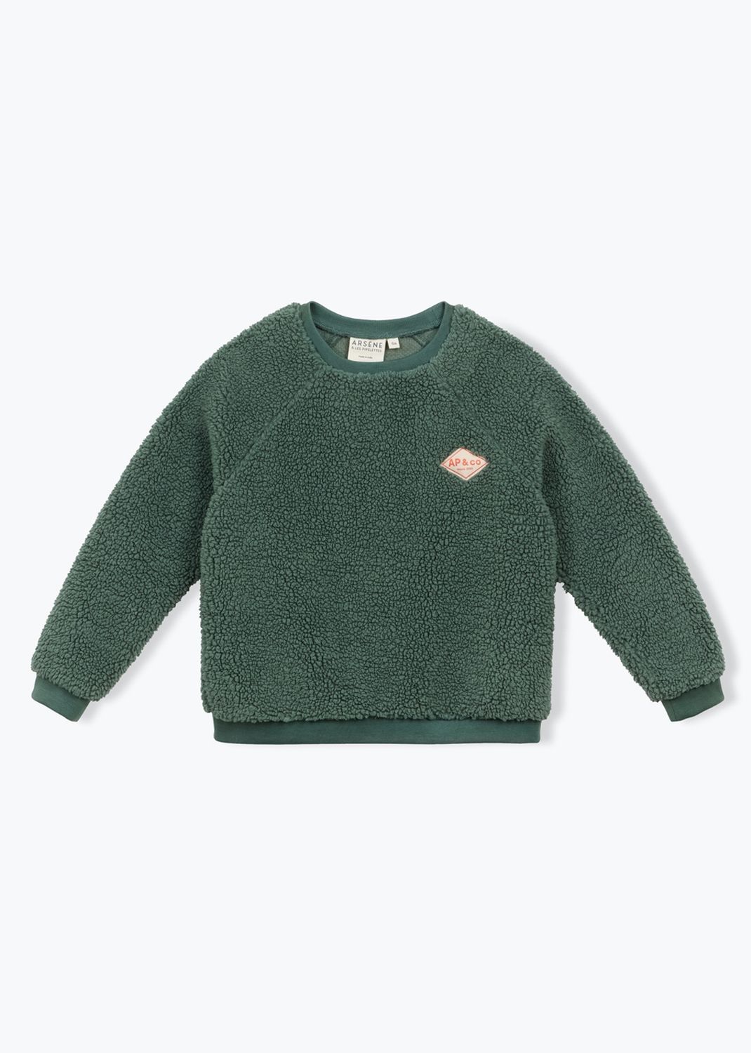 H25gs01 ARSENE &amp; LES PIPELETTES sweat sherpa