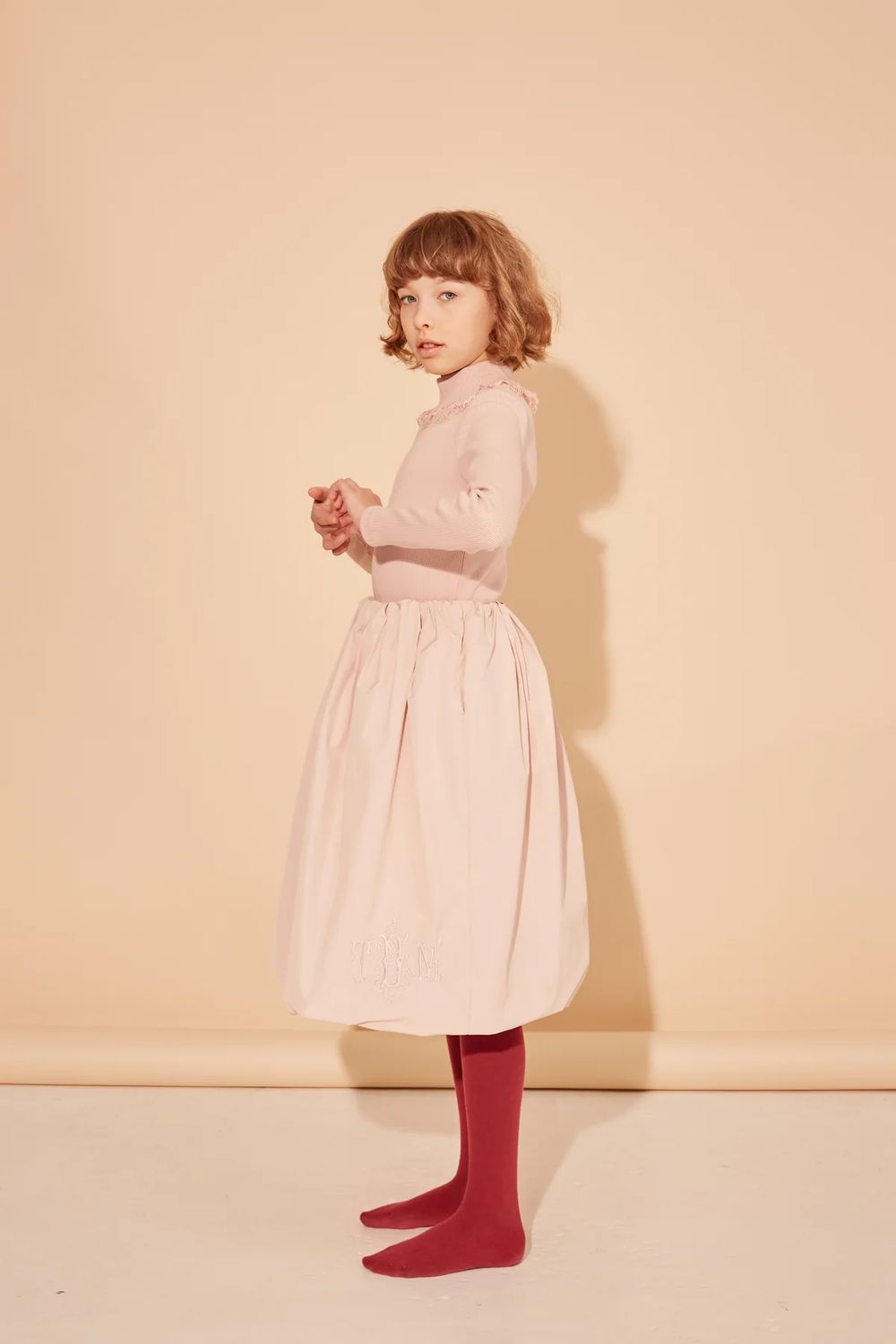 The Middle Daughter The Long View Skirt, Cats Tongue Pink