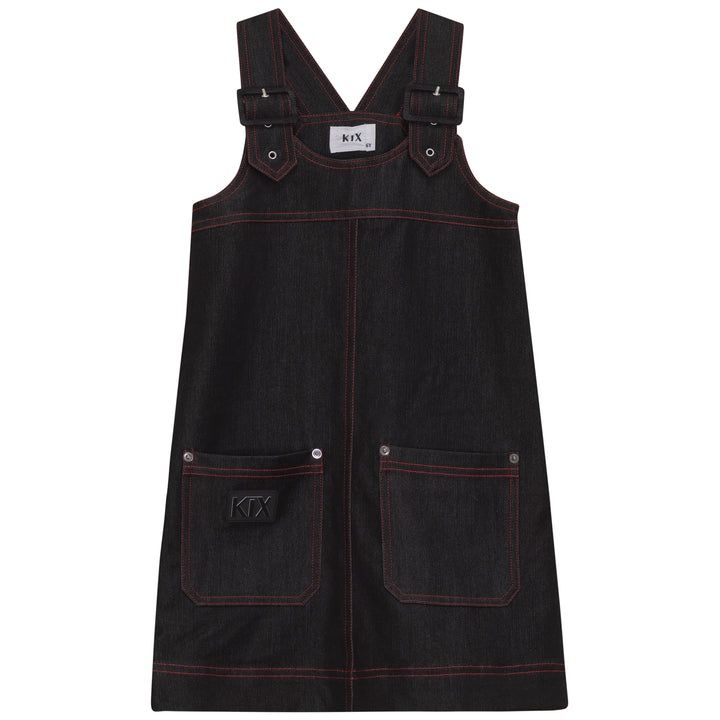 Kix K6418-BK Denim Stitched Jumper Black Denim