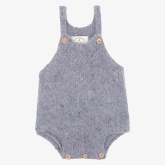 Birinit Light Blue Knit Romper Baby