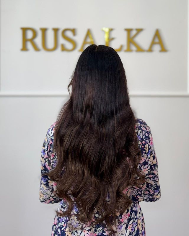 PREMIUM Rusałka Hair Ritual Czarny Z Refleksem PERSONALIZOWANA