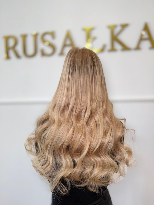 PREMIUM Rusałka Hair Ritual Baleyage Ciepły Blond PERSONALIZOWANA