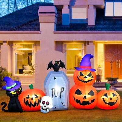 Decoracion Inflable de Halloween JOYIN con LED AutoInflable 1 mts
