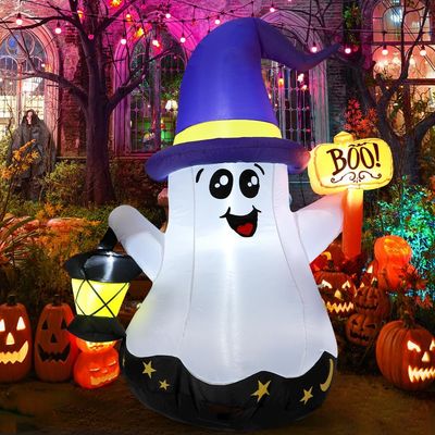 Fantasma Inflable de Halloween JOYIN con LED AutoInflable 1.5 mts