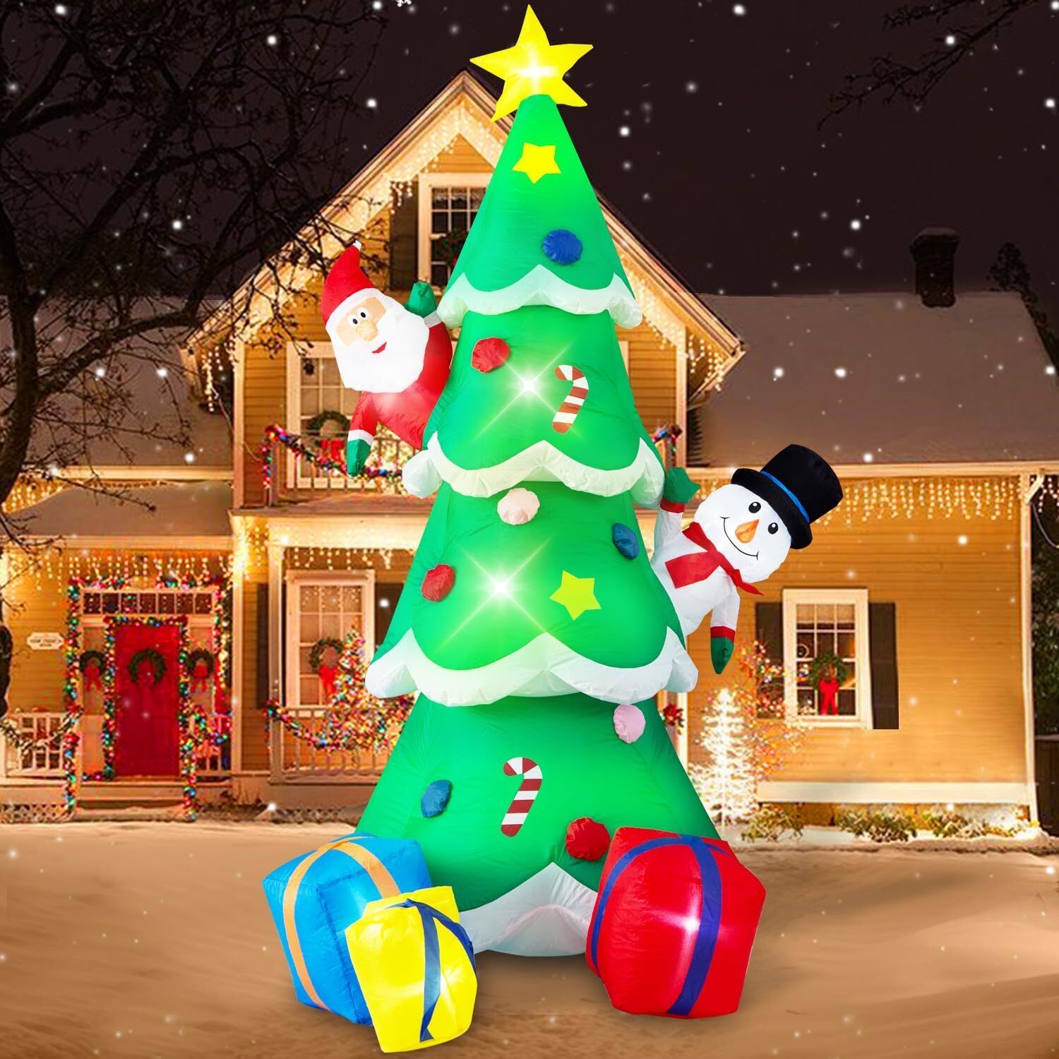 Inflable Navideño Pino Navideño 2.3 metros AutoInflable