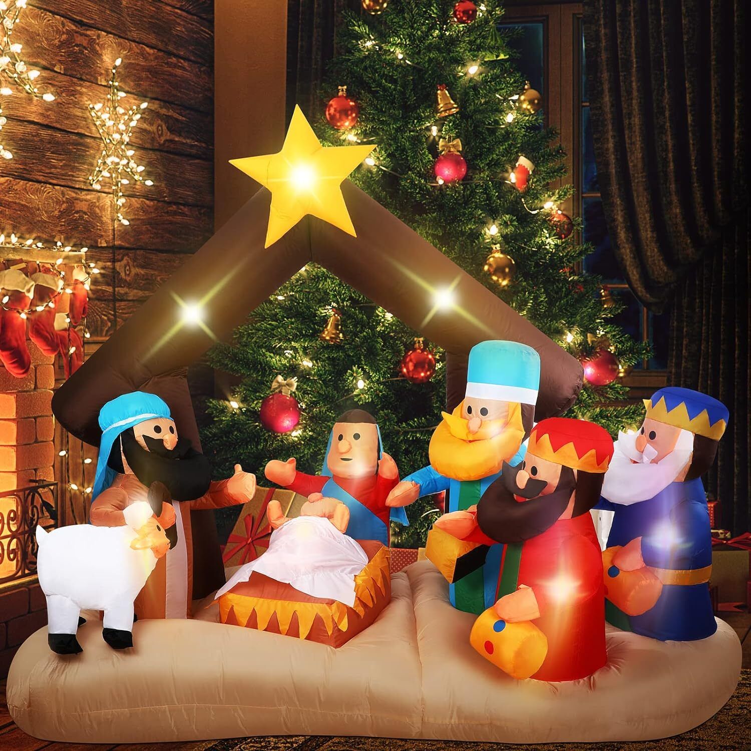 Inflable Navideño Nacimiento 2.2 metros AutoInflable