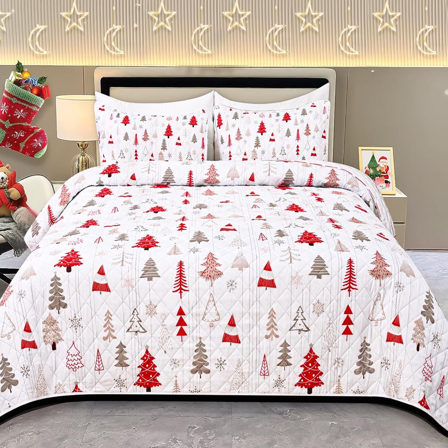 Set Para Cama Completó Navideño No. 20
