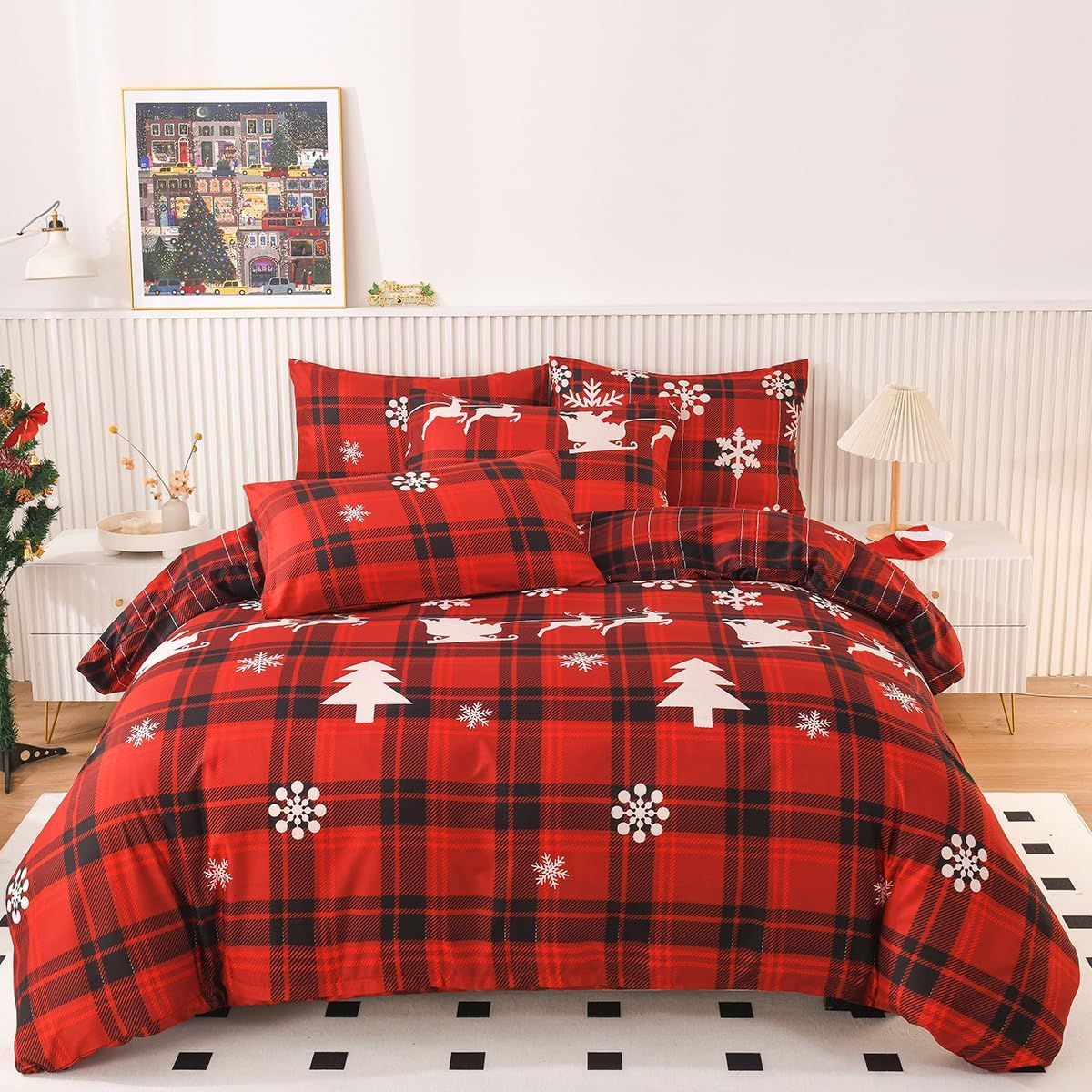 Set Para Cama Completó Navideño No. 03