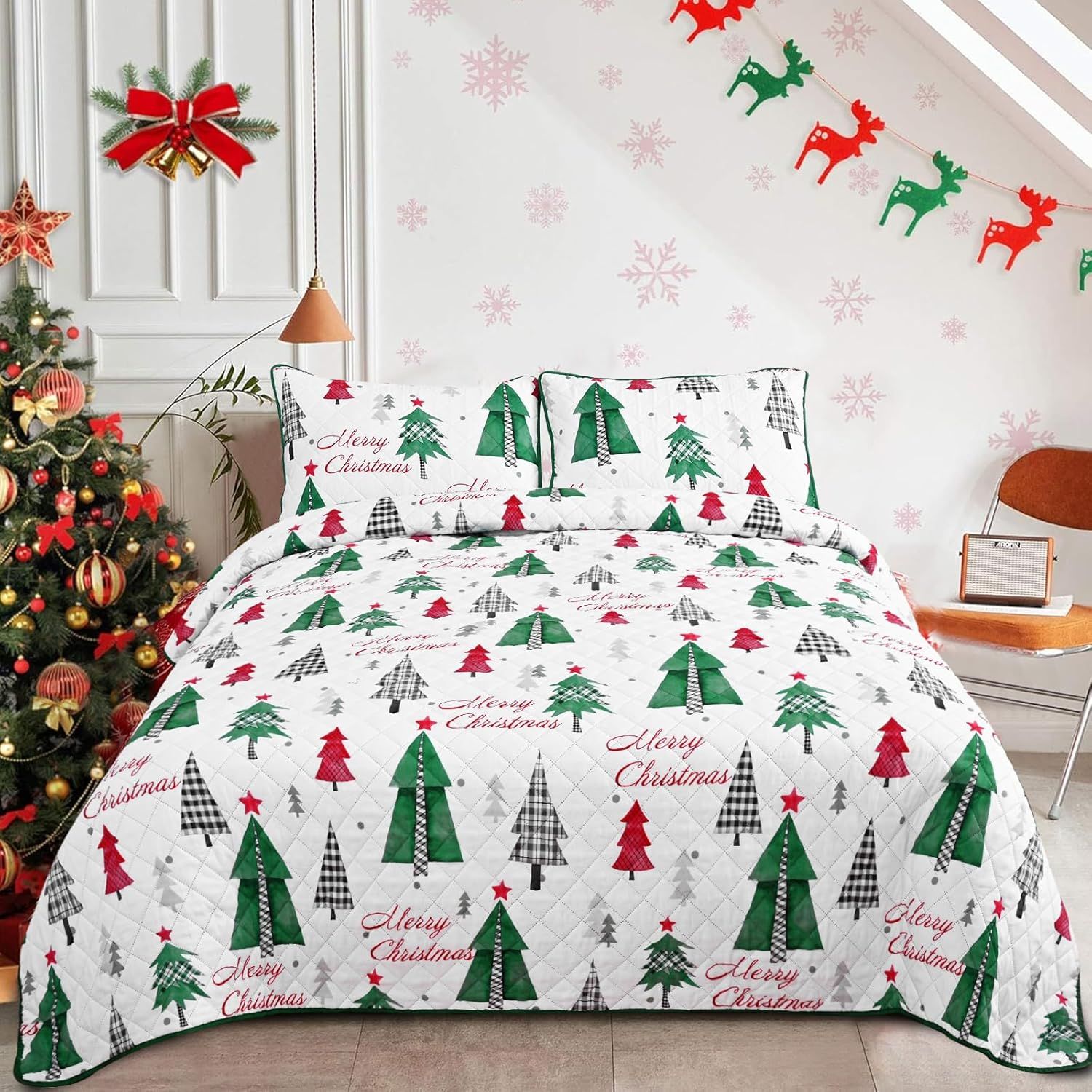 Set Para Cama Completó Navideño No. 06