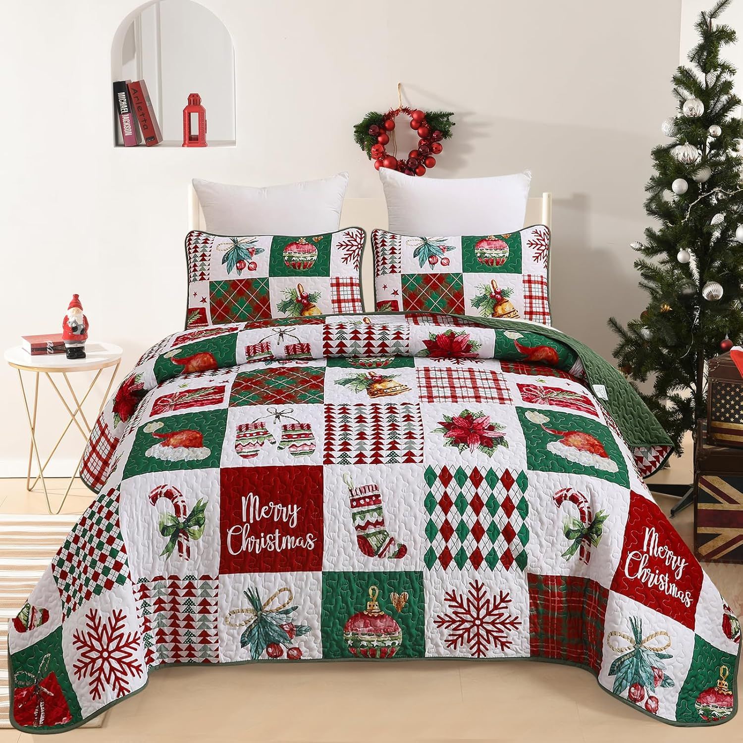 Set Para Cama Completó Navideño No. 19