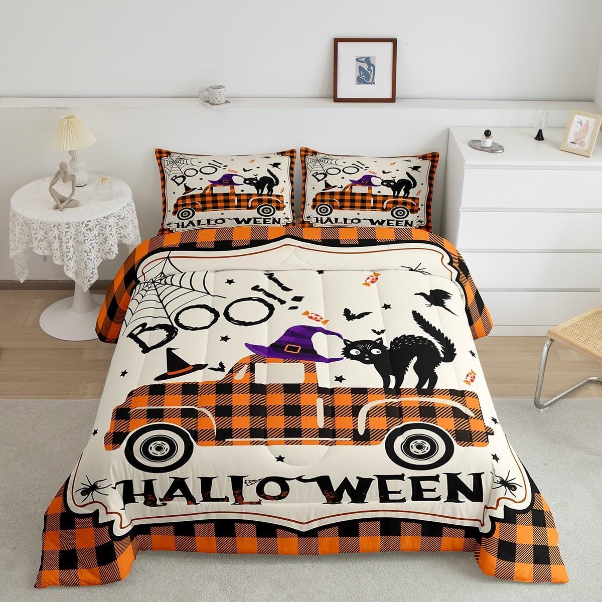 Set Para Cama Completó Halloween No. 04