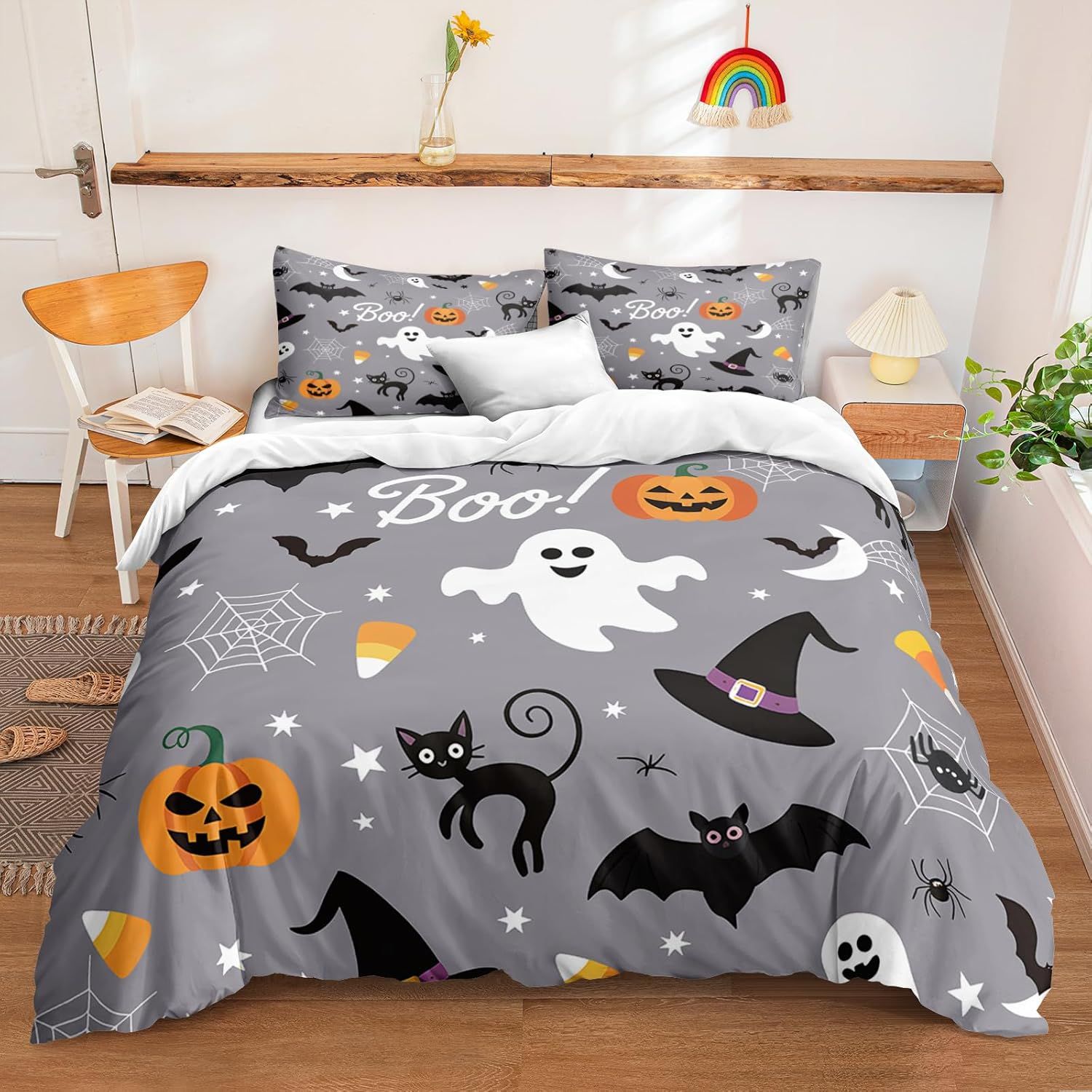 Set Para Cama Completó Halloween No. 08