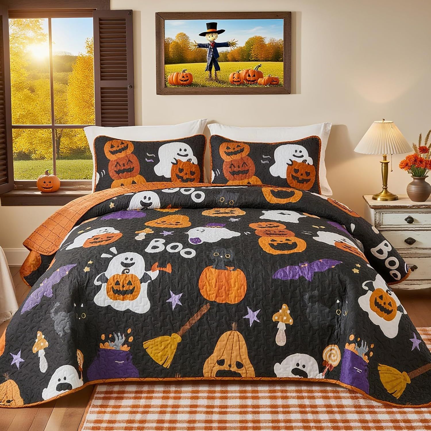 Set Para Cama Completó Halloween No. 11