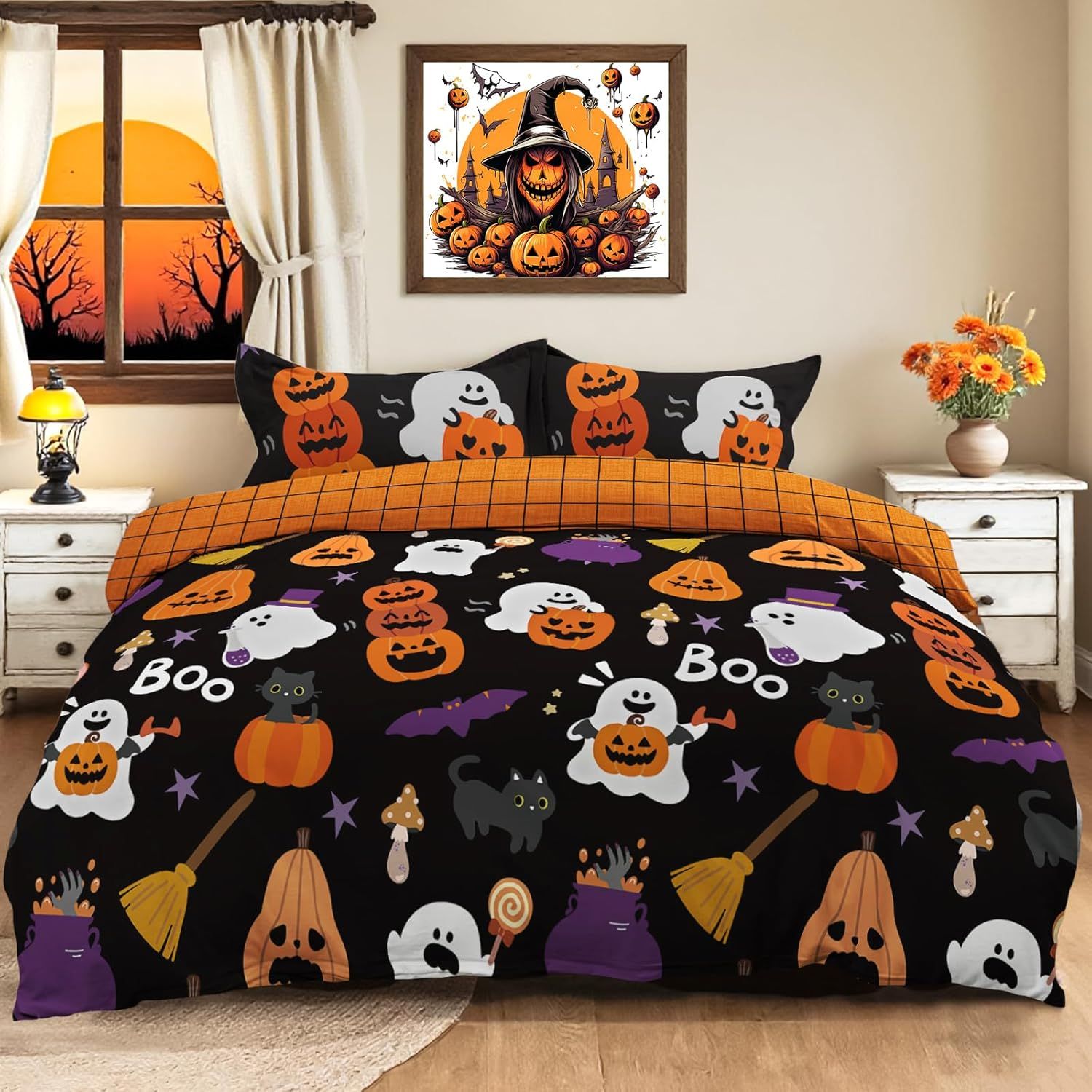 Set Para Cama Completó Halloween No. 13