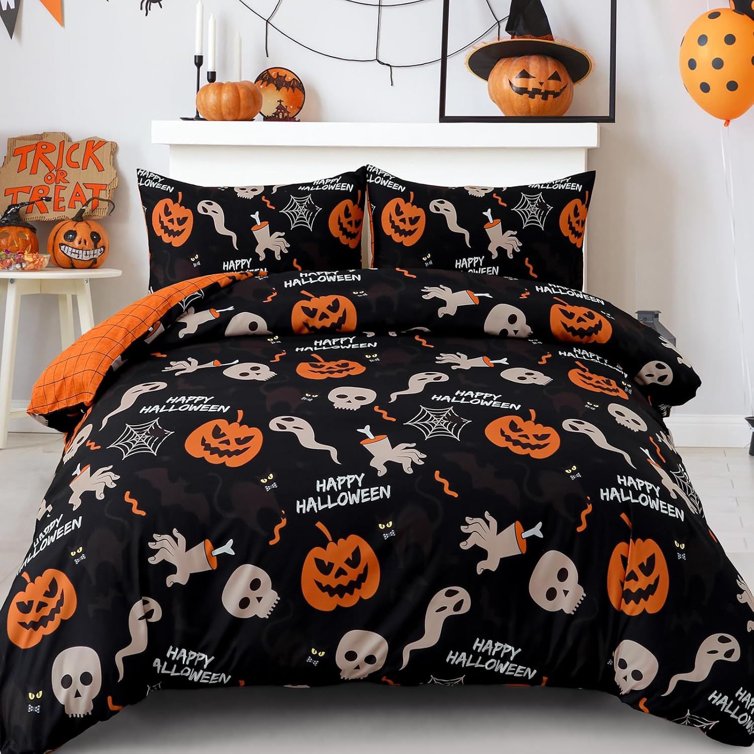 Set Para Cama Completó Halloween No. 17