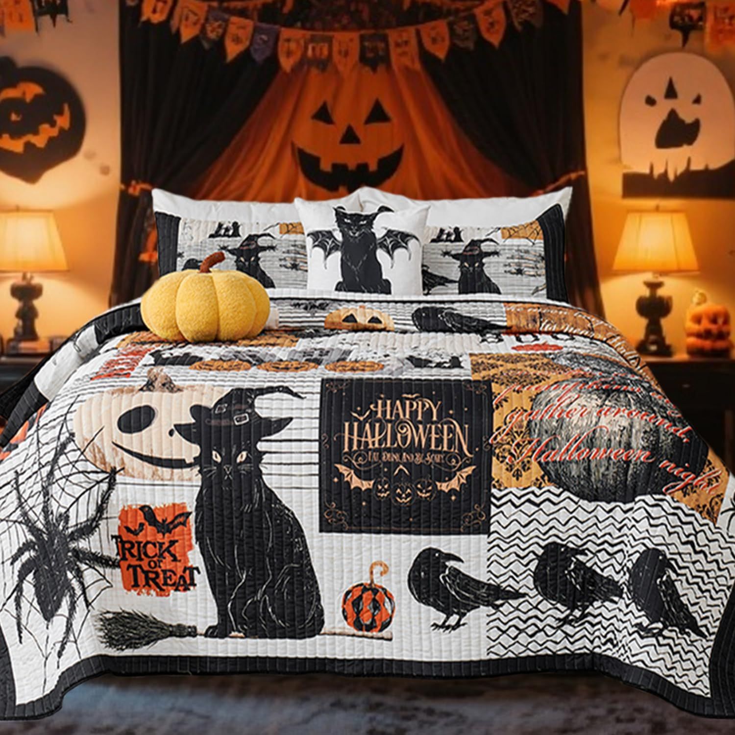 Set Para Cama Completó Halloween No. 07