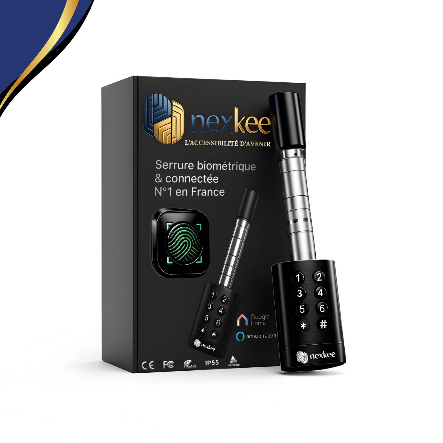OneKee Black : Serrure Connectée & Biométrique