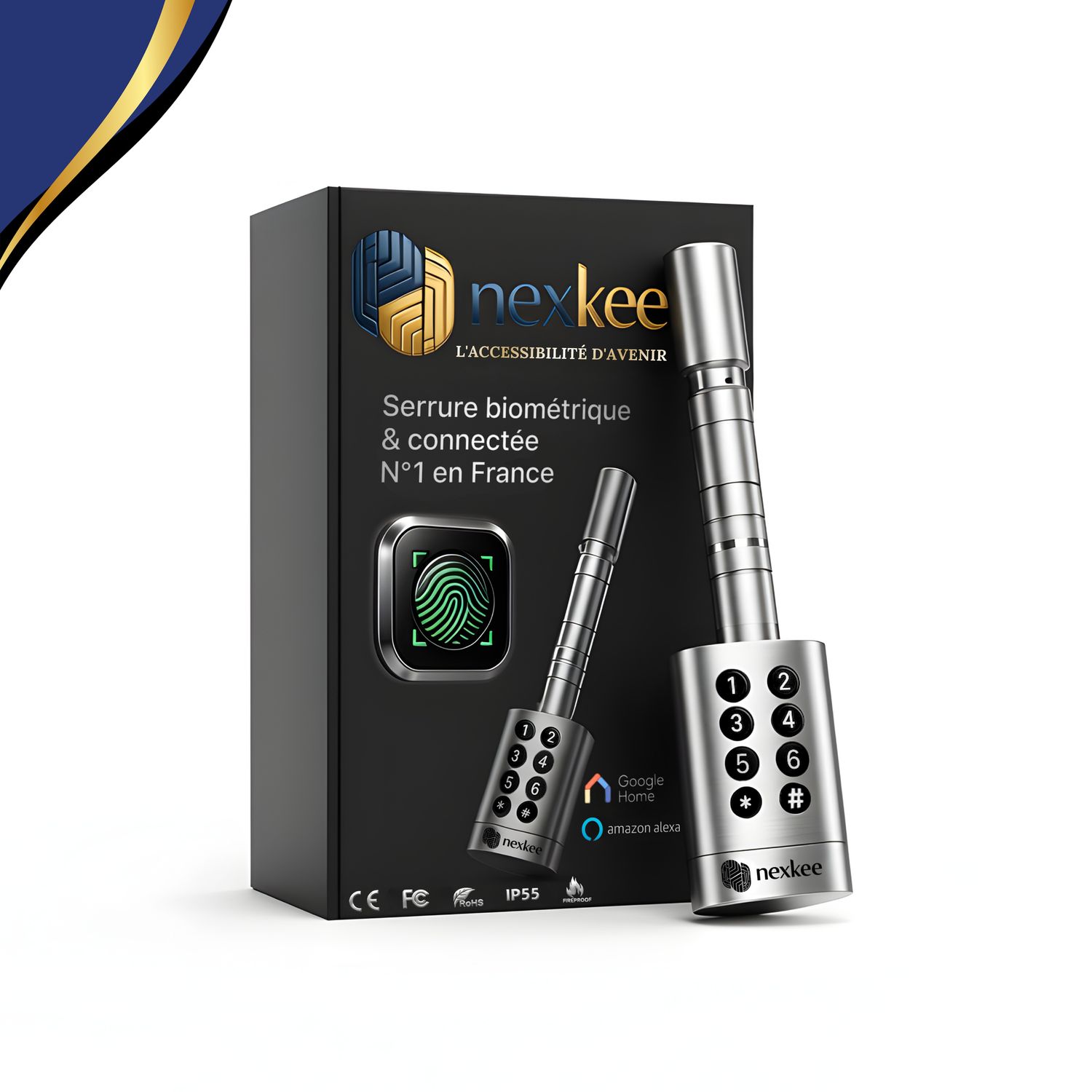 OneKee Silver : Serrure Connectée & Biométrique