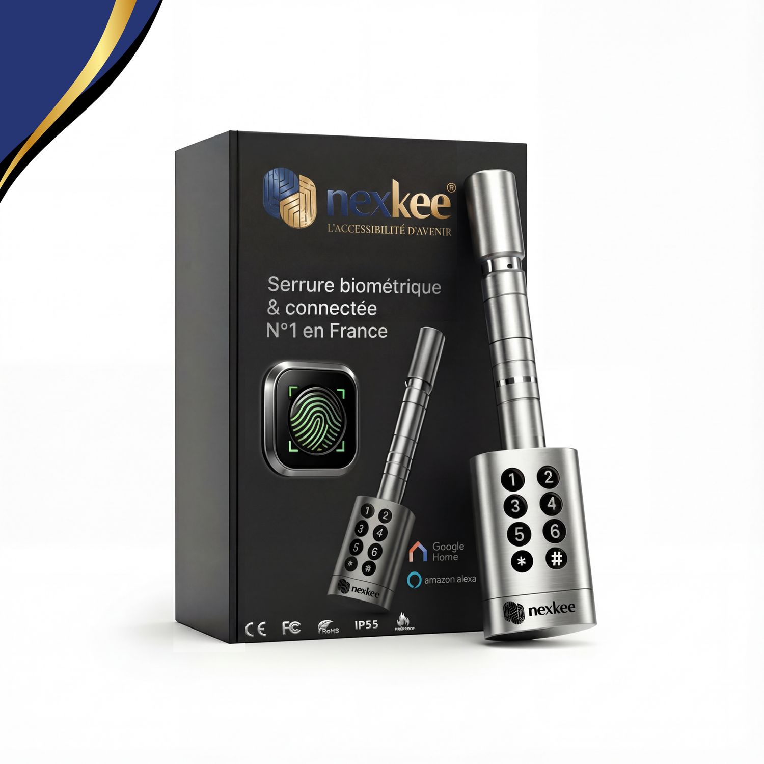 OneKee Silver : Serrure Connectée & Biométrique