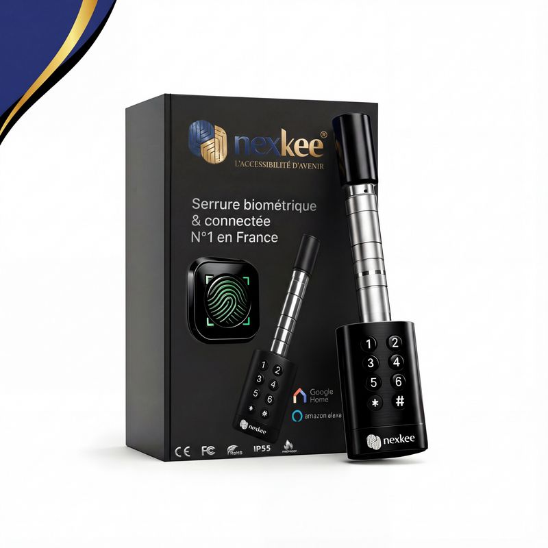 OneKee Black : Serrure Connectée & Biométrique
