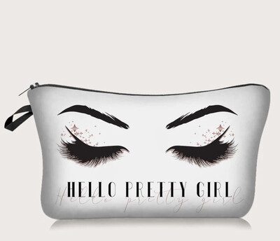 Hello Pretty Girl - Makeup Bag