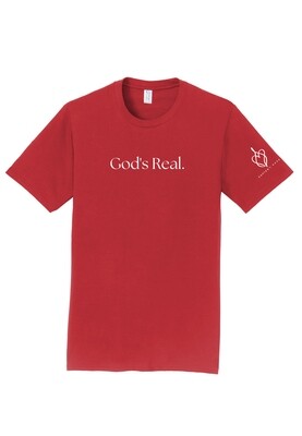 God's Real T-Shirt - Red
