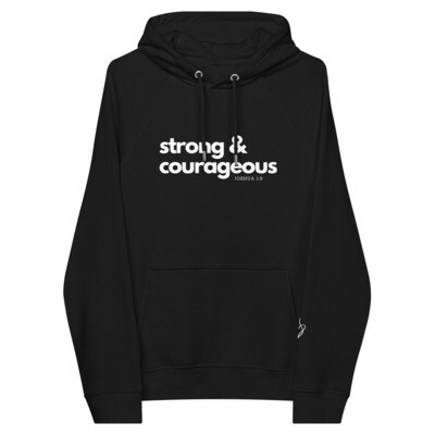 Courage - Unisex eco raglan hoodie