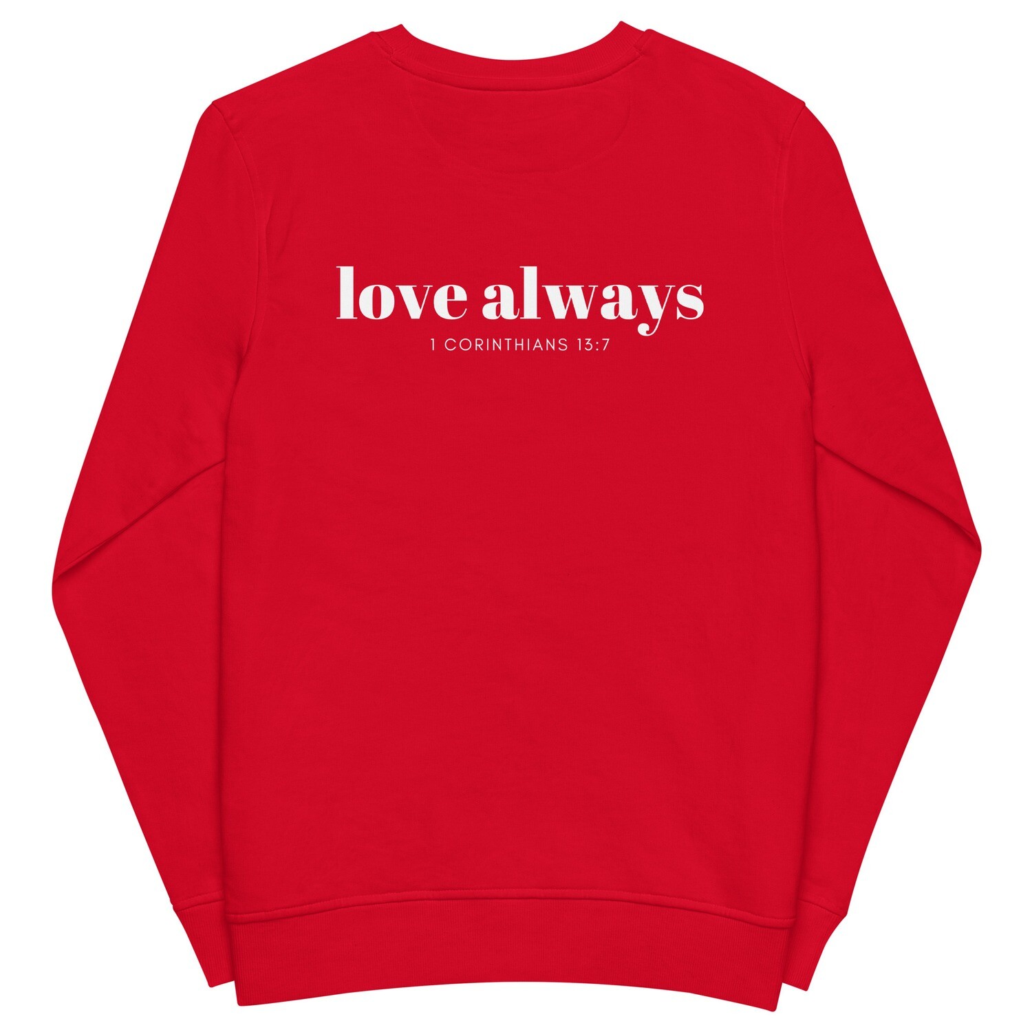Love - Unisex organic sweatshirt