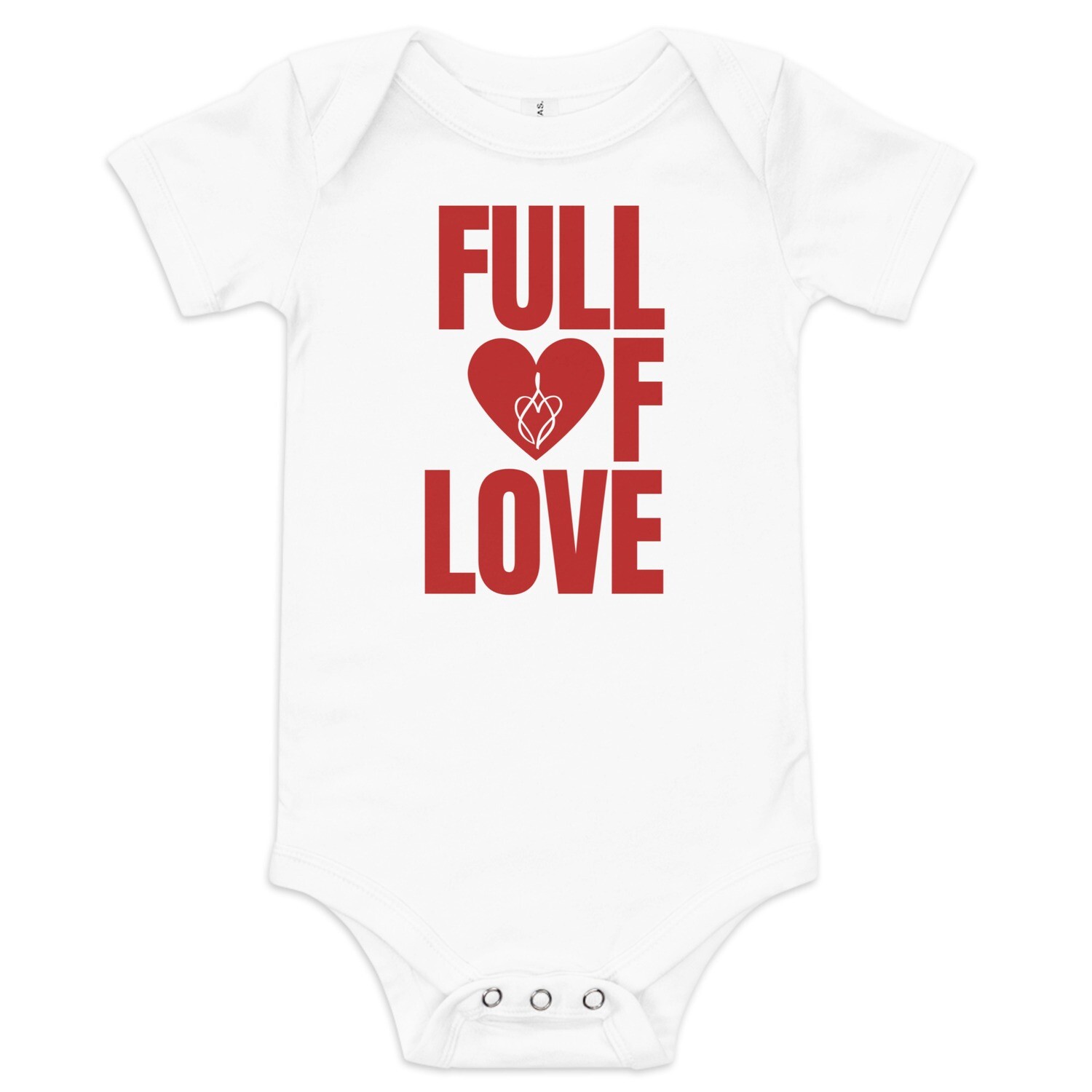 Full of Love - Baby short sleeve one piece
