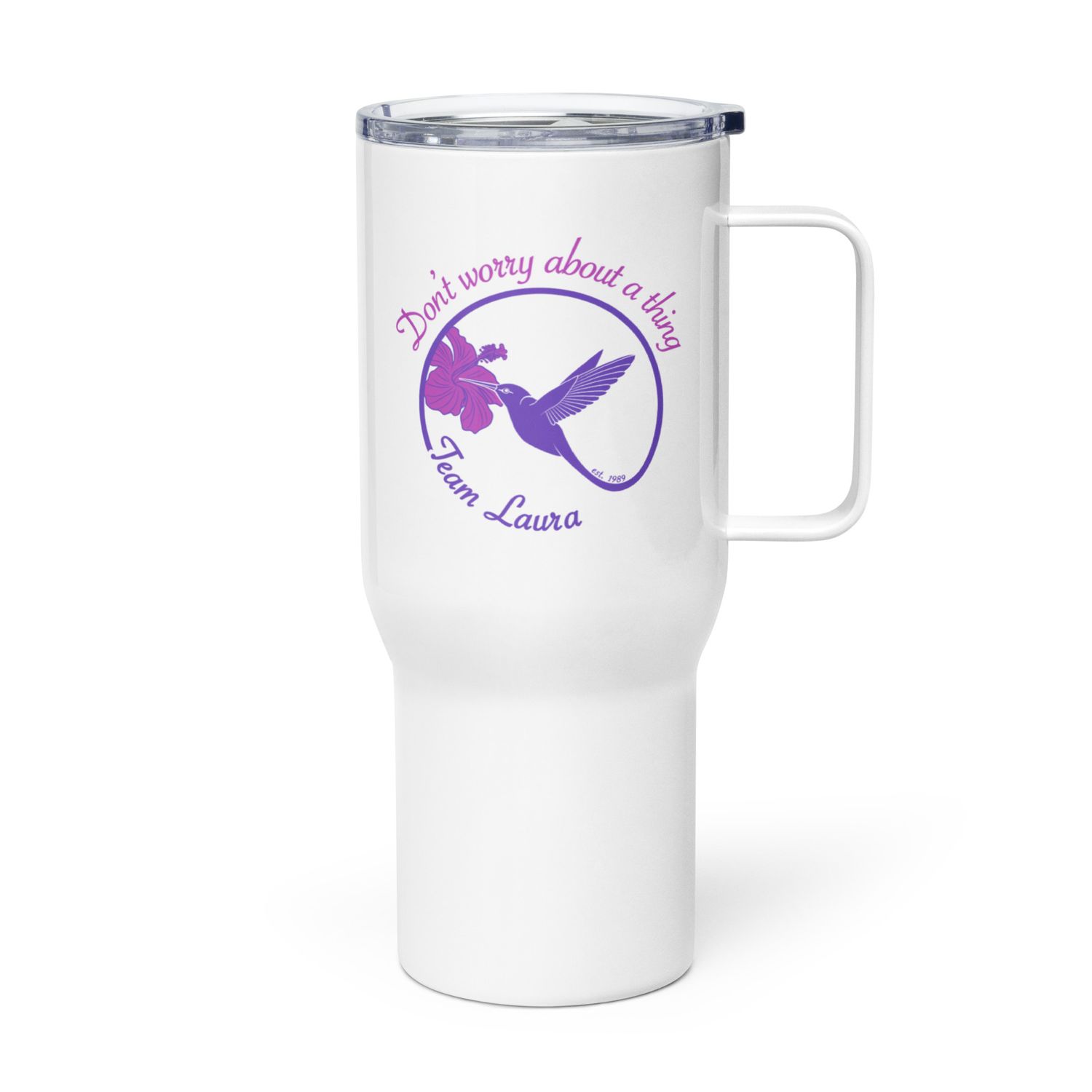 Team Laura Line - Travel mug with a handle