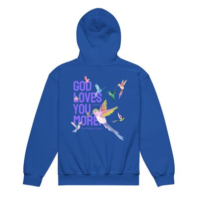 The Phillips Family Line - Youth heavy blend hoodie