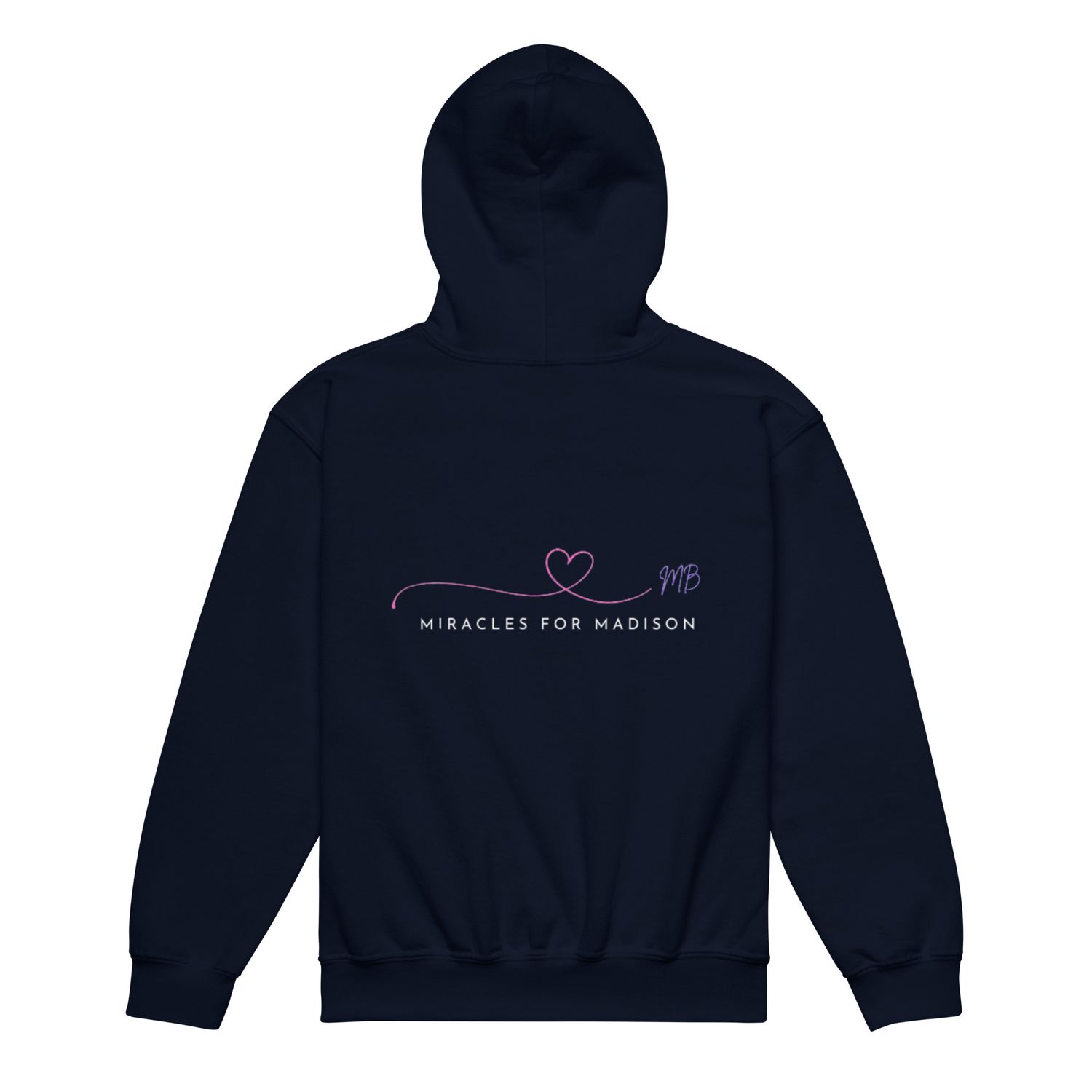 Miracles for Madison Line - Youth heavy blend hoodie