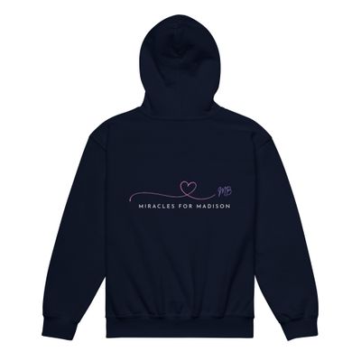 Miracles for Madison Line - Youth heavy blend hoodie