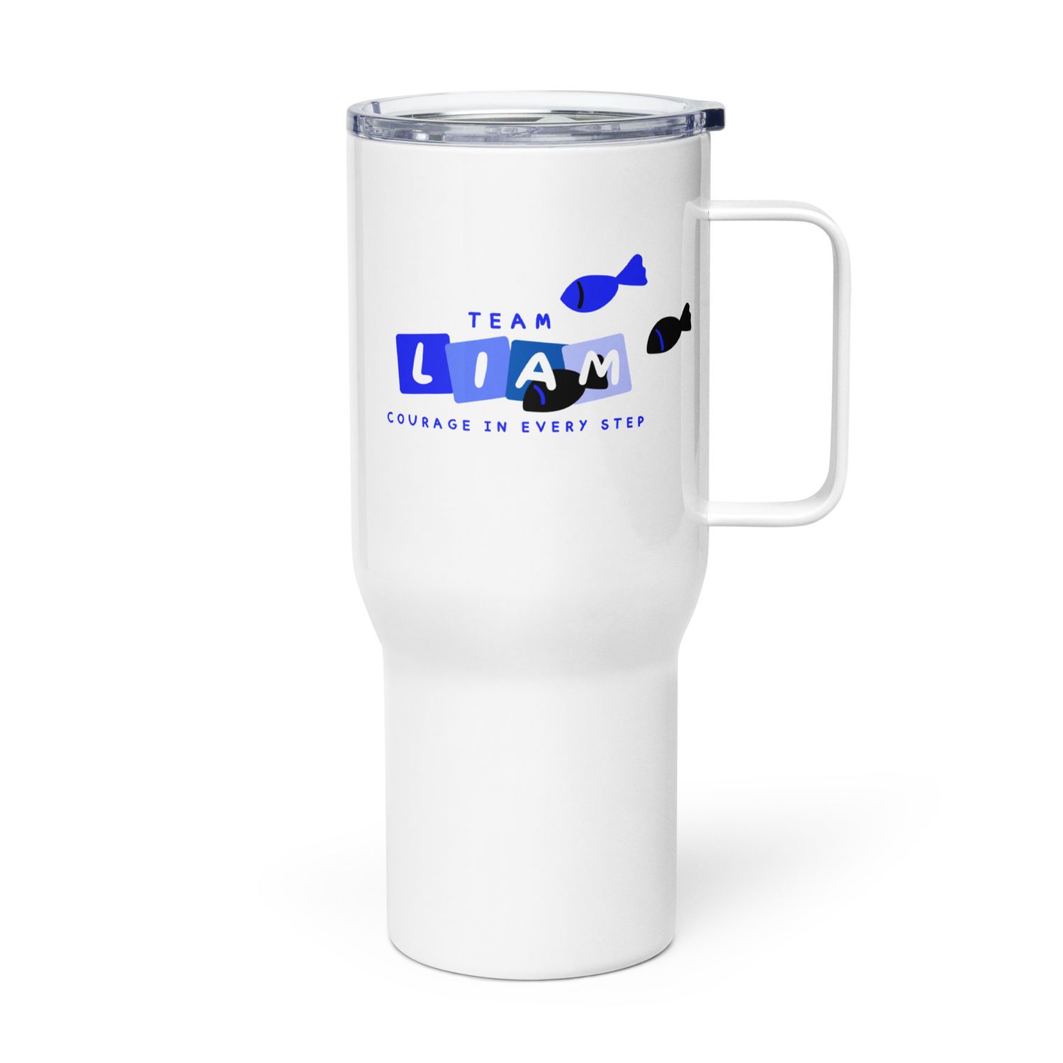 Team Liam Line - Travel mug with a handle