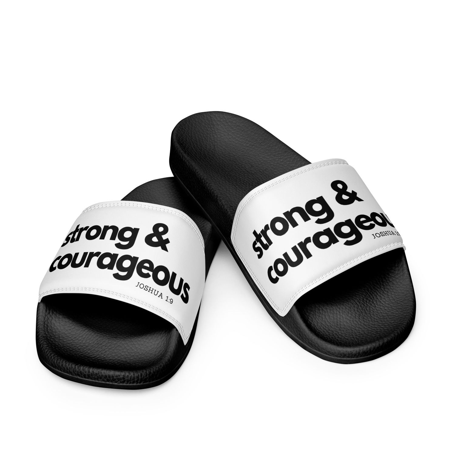 Strong & Courageous Line - Women's slides