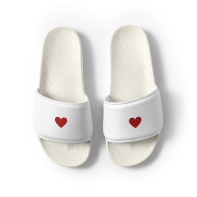 Love Line - Women's slides - heart