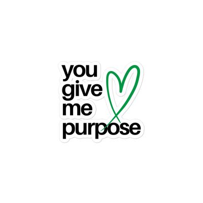 Purpose Line - Bubble-free stickers