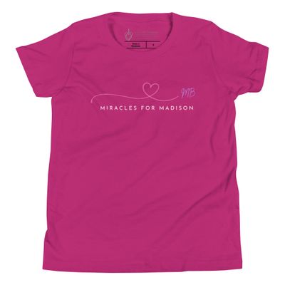 Miracles for Madison Line - Youth Short Sleeve T-Shirt