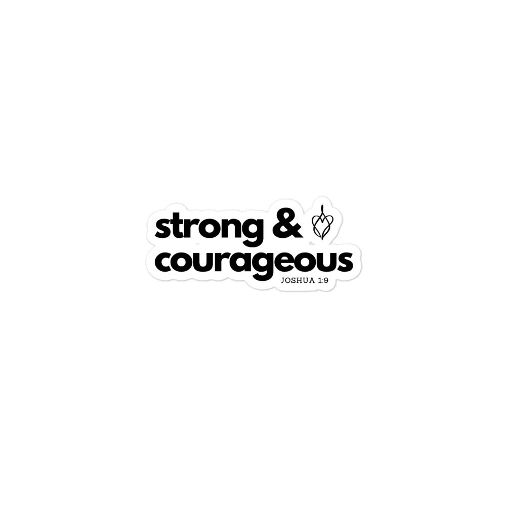 Courage Line - Bubble-free stickers