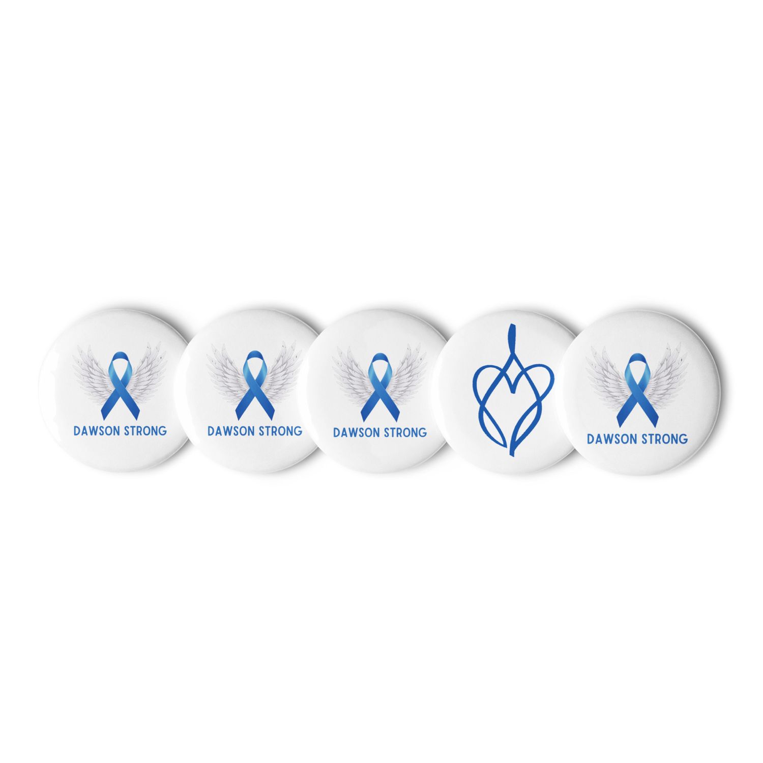 Dawson Strong Line - Set of pin buttons