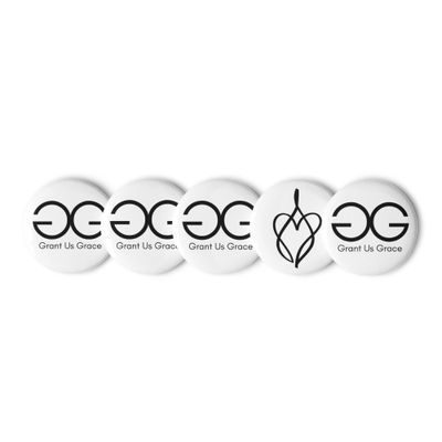 Grant us Grace Line - Set of pin buttons