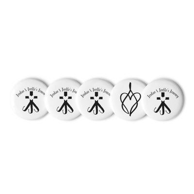 JJ Line - Set of pin buttons