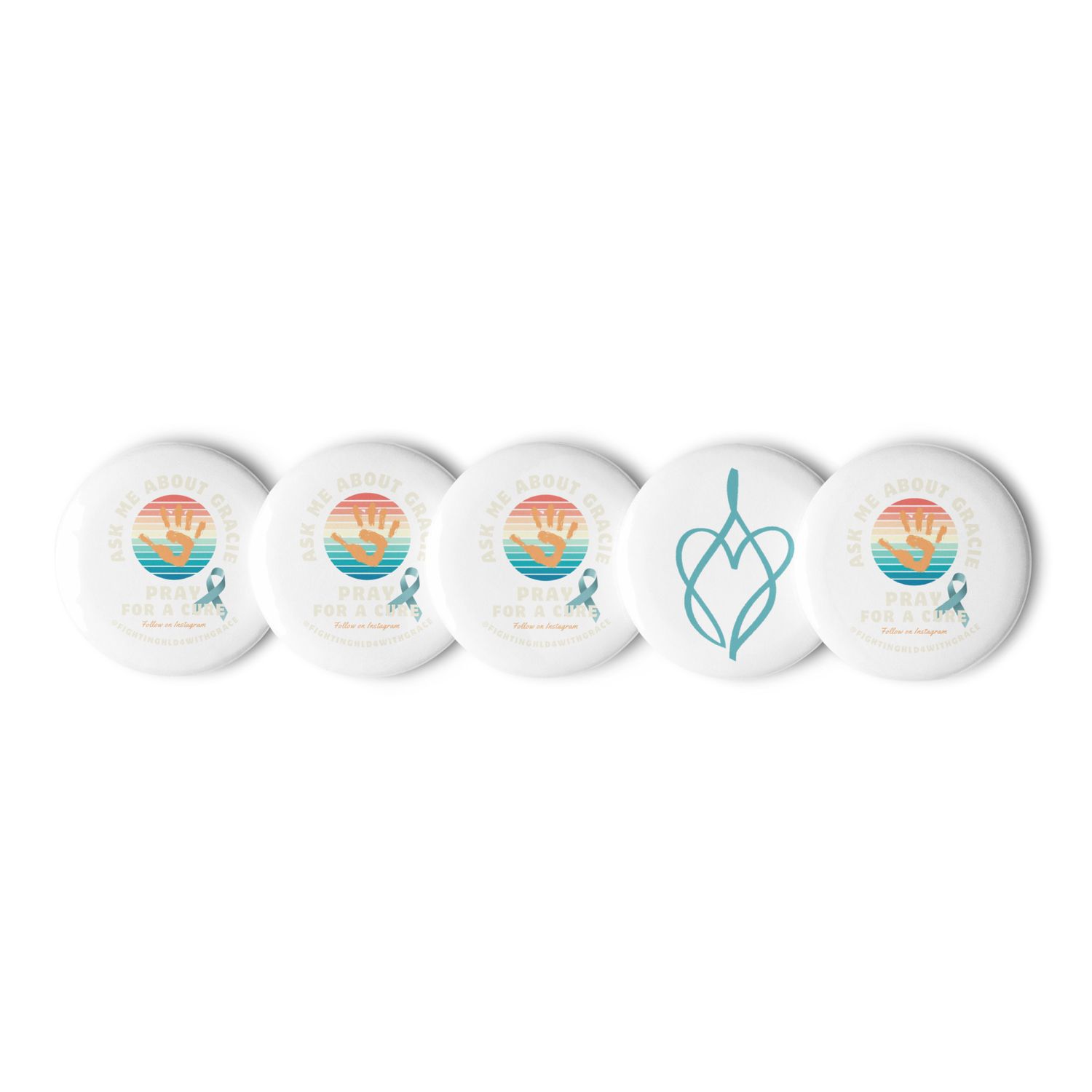 GC Line - Set of pin buttons
