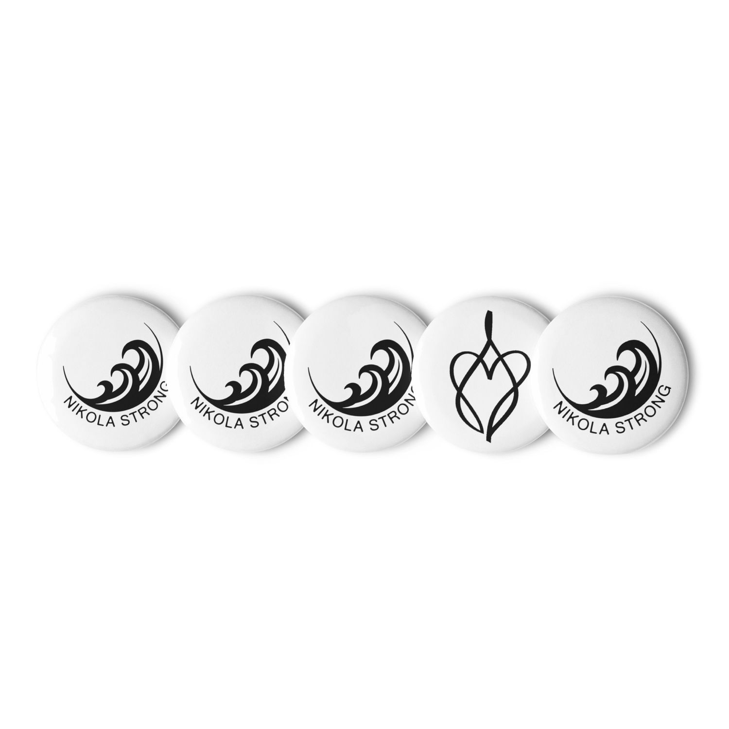 NS Line - Set of pin buttons