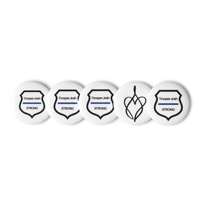 Trooper Josh Line - Set of pin buttons