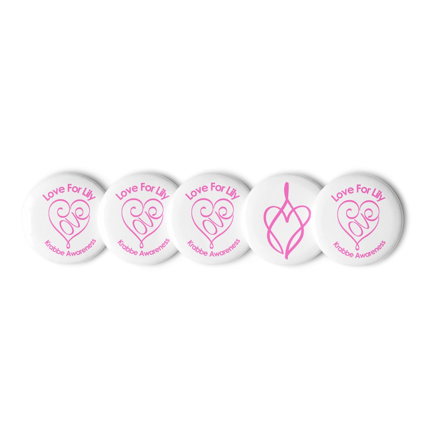 L4L Line - Set of pin buttons