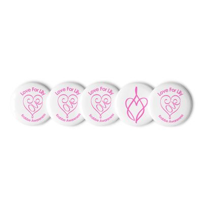 L4L Line - Set of pin buttons