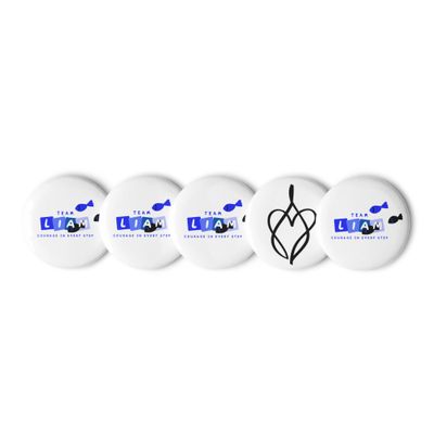 Team Liam Line - Set of pin buttons