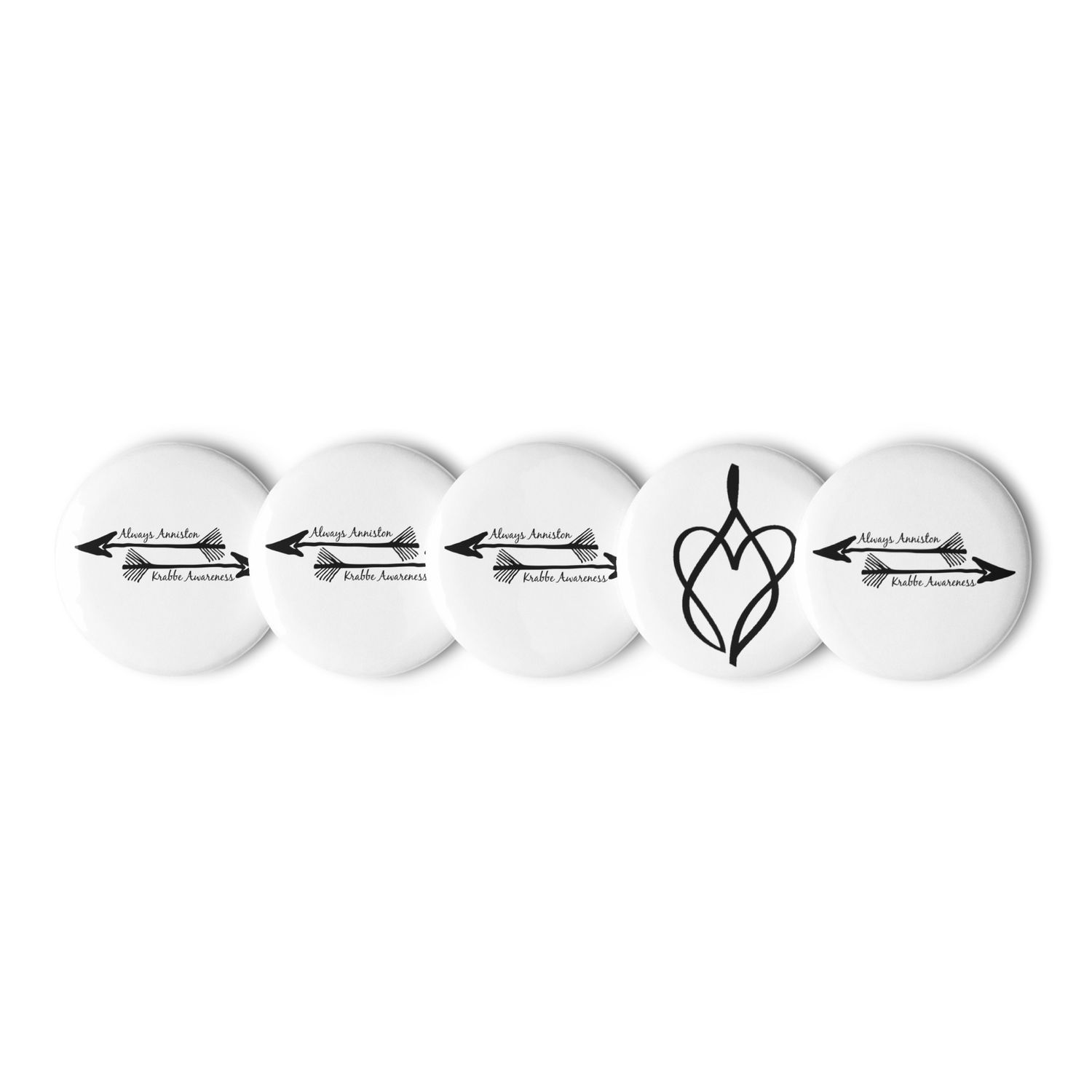 AA Line - Set of pin buttons
