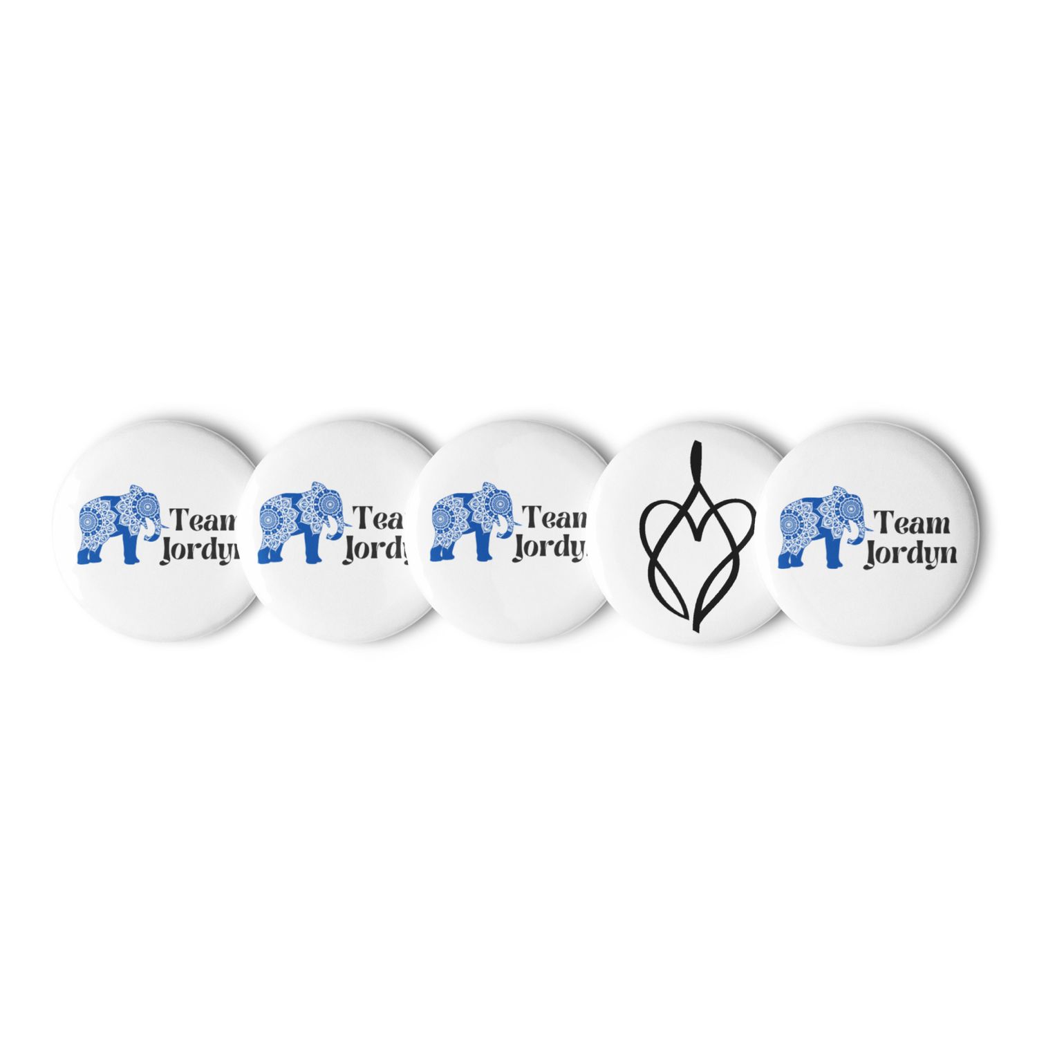 Team Jordyn Line - Set of pin buttons